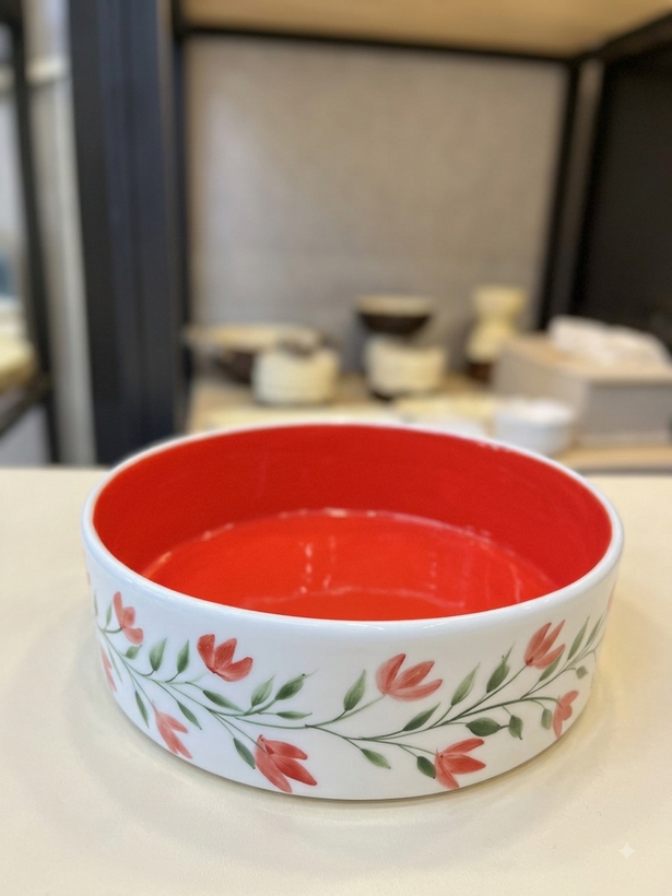 کاسه ماگی قطر ۲۶ سانتی گل شقایق